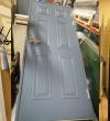 Синяя входная дверь JELD-Wen Classic C1881 фото 2 — Финдвери