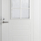 Белая входная дверь Basic 0020