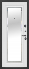 Входная дверь стальная 7,5 см ГАРДА Серебро Зеркало Фацет фото 3 — Финдвери